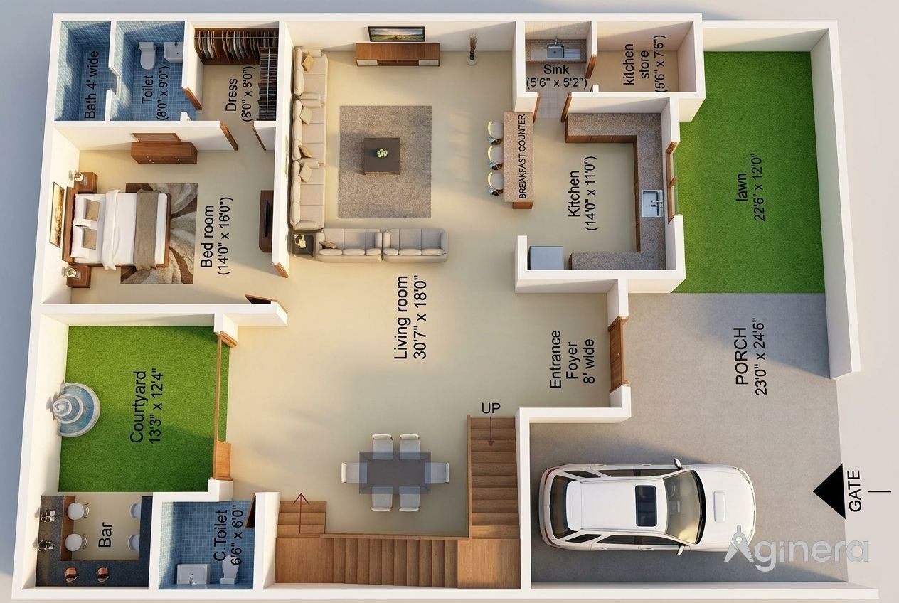 Ground Floor House